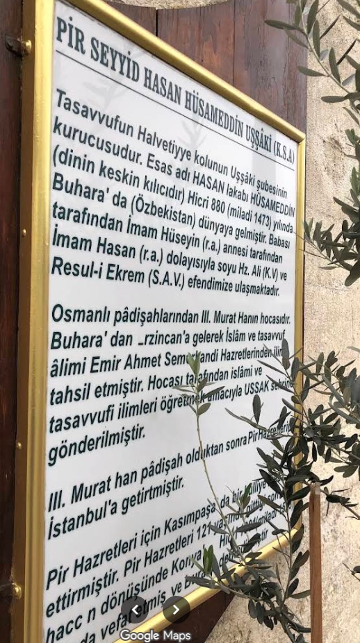 Seyyid Hasan Hüsamettin Uşşaki Hazretleri - Türbe Fotoğrafı